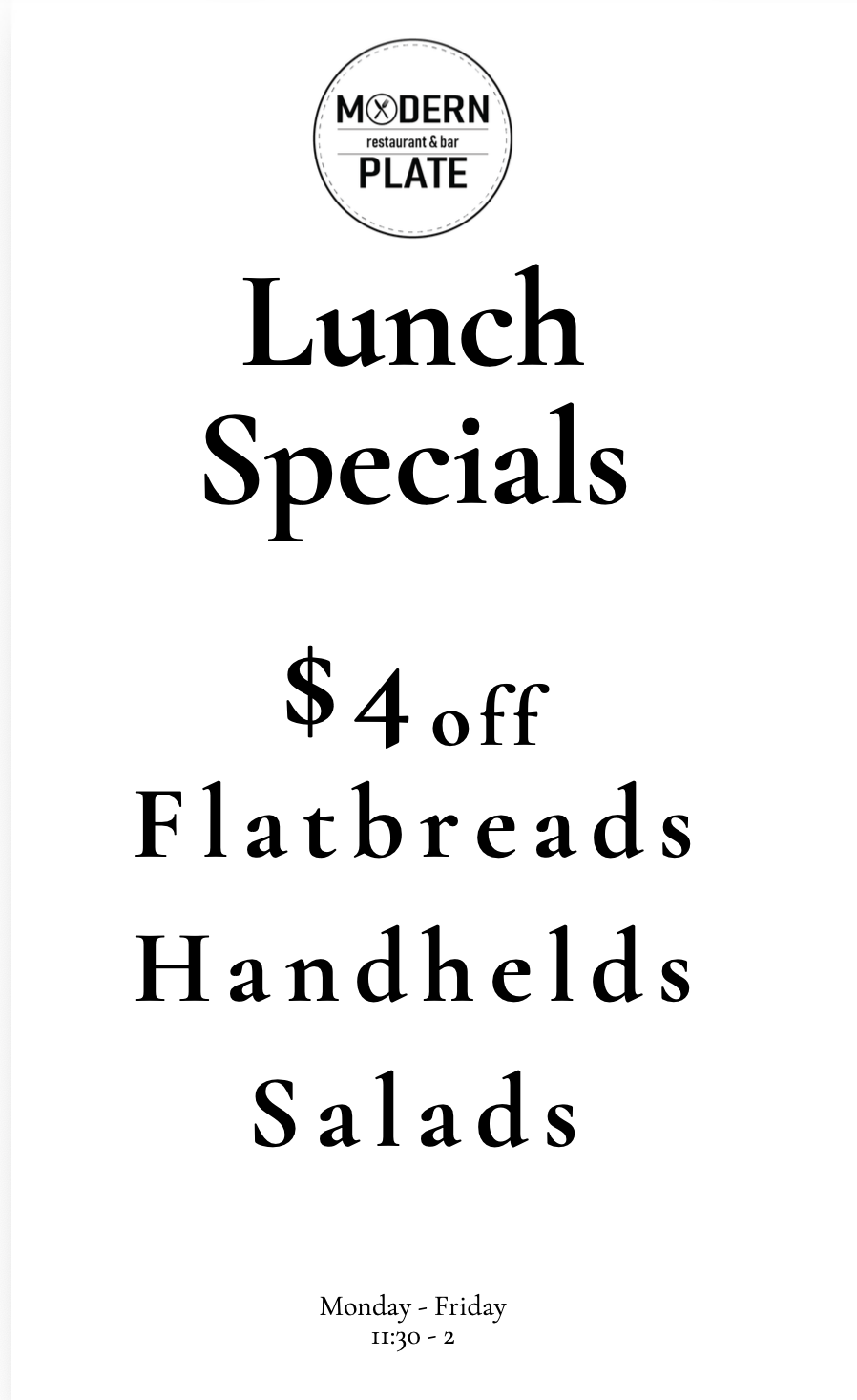 Lunch Specials Near me